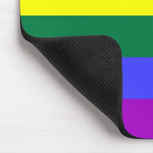 LGBT Pride Rainbow-vlag Muismat (Hoek)
