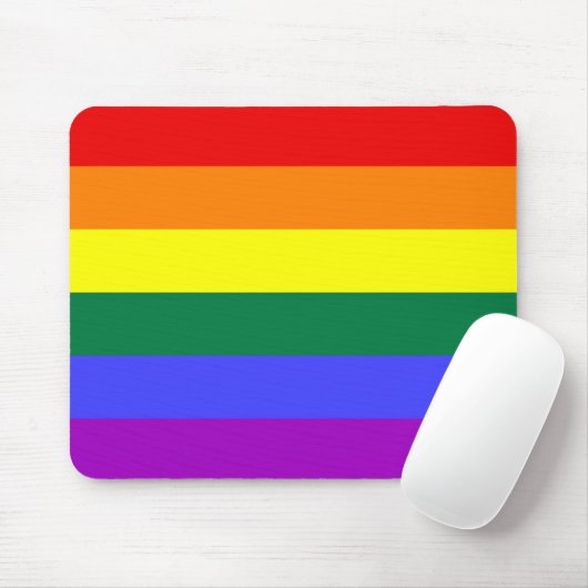 LGBT Pride Rainbow-vlag Muismat (Met muis)