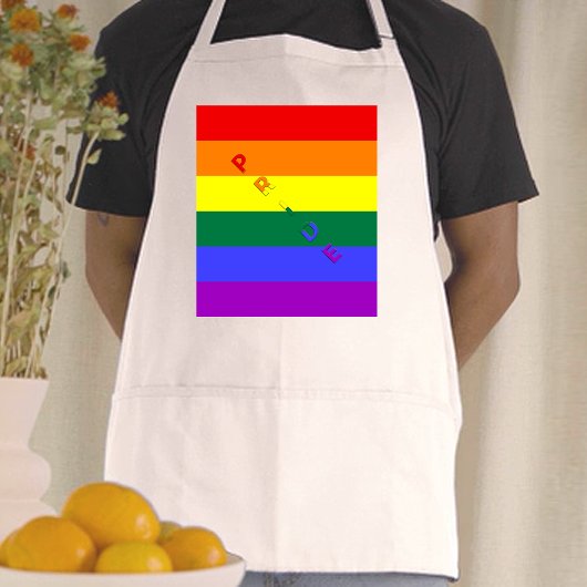 LGBT Pride Rainbow-vlag Standaard Schort