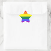LGBT Pride Rainbow-vlag Ster Sticker (Tas)