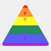 LGBT Pride Rainbow-vlag Sticker (Voorkant)