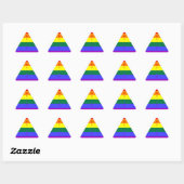 LGBT Pride Rainbow-vlag Sticker (Vel)