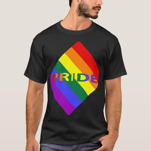 LGBT Pride Rainbow-vlag T-shirt (Voorkant)