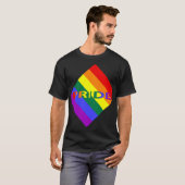 LGBT Pride Rainbow-vlag T-shirt (Voorkant volledig)