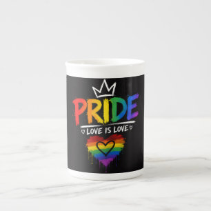 LGBT Pride Regenboog Ontwerp Porselein Kop