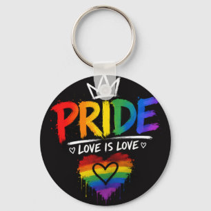 LGBT Pride Regenboog Ontwerp Sleutelhanger