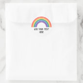 LGBT Pride Regenboog Ronde Sticker (Tas)