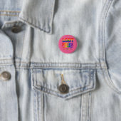 LGBT Pride Regenboog Typografie Ronde Button 3,2 Cm (In situ)