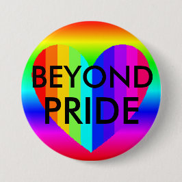 LGBT 'Pride" Regenboogkleuren Knop Ronde Button 7,6 Cm