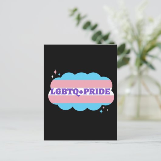 LGBT+Pride. Regenboogliefde. Briefkaart (Staand voorkant)