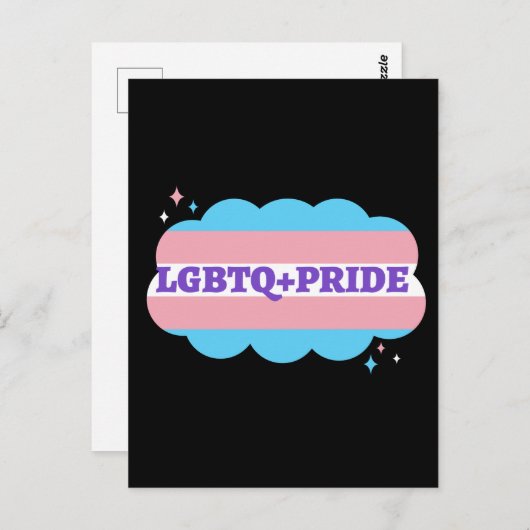 LGBT+Pride. Regenboogliefde. Briefkaart (Voorkant / Achterkant)