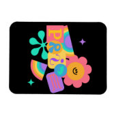 LGBT+pride. Regenboogliefde. Zonnebloemliefde. Magneet (Horizontaal)