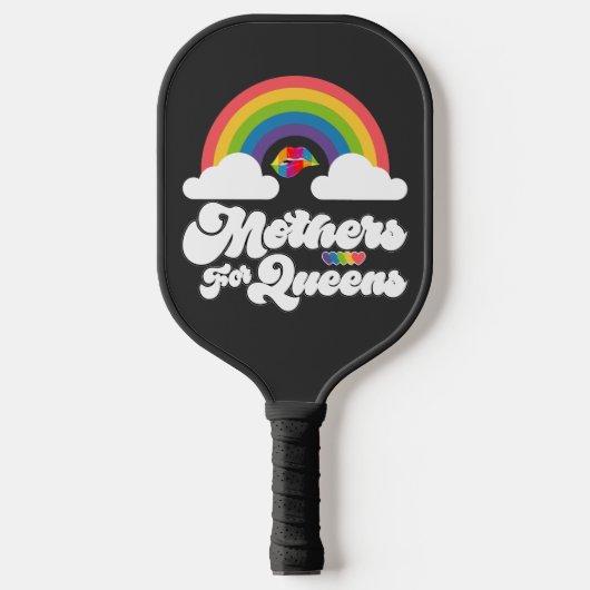 LGBT-pride regenboogmoeders voor koninginnen lesbi Pickleball Paddle (Voorkant)