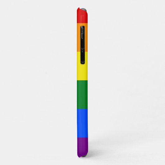 LGBT Pride regenboogstripes Case-Mate iPhone Case (Achterkant/links)