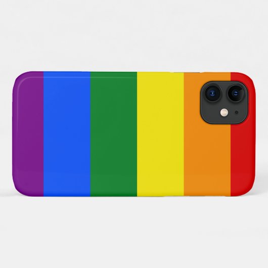 LGBT Pride regenboogstripes Case-Mate iPhone Case (Achterkant (horizontaal))
