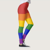 LGBT Pride regenboogstripes Leggings (Rechts)