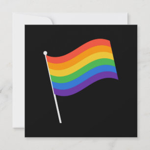 LGBT+pride. Regenboogvlag Kaart