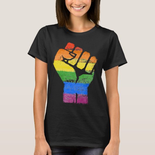 LGBT Pride Resistance T-shirt (Voorkant)