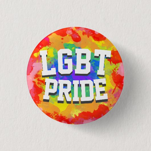 LGBT Pride - Ronde Button (Voorkant)