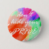 LGBT Pride Ronde Button 5,7 Cm (Voorkant)