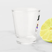 LGBT+ Pride Sneeuwman Shotglas Shot Glas (Links)