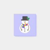 LGBT+ Pride Snowman Post-it Notes (Voorkant)