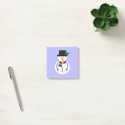 LGBT+ Pride Snowman Post-it Notes (Kantoor)
