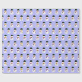 LGBT+ Pride Snowman Wrapping Paper Cadeaupapier (Vlak)