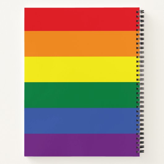 LGBT Pride Spiral Notitieboek (Achterkant)
