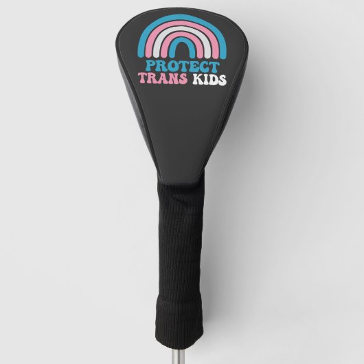 LGBT Pride Steun Bescherm Trans Kinderen Golfheadcover (Voorkant)