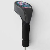 LGBT Pride Steun Bescherm Trans Kinderen Golfheadcover (Schuin)