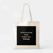 LGBT Pride Steun Leven Wordt Beter Samen Inclusief Tote Bag (Achterkant)