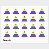 LGBT Pride Stickers (driehoek) (Vel)