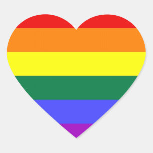 LGBT Pride Stickers (hart)