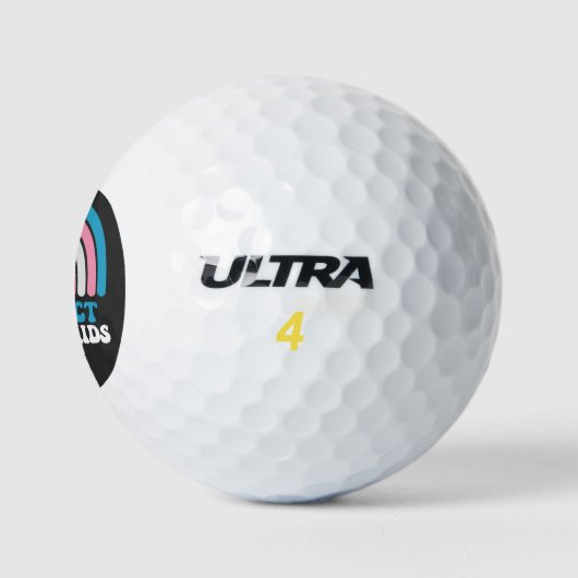LGBT Pride Support beschermt trans-Kinder Golfballen (Logo)