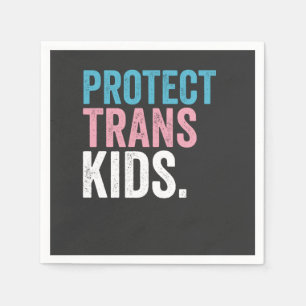 LGBT Pride Support beschermt Trans-Kinder Vintage Servet