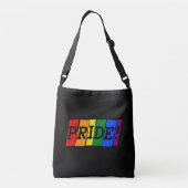LGBT pride-tekstteken Crossbody Bag Tas (Achterkant)
