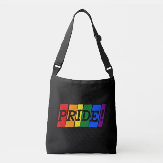 LGBT pride-tekstteken Crossbody Bag Tas (Voorkant)