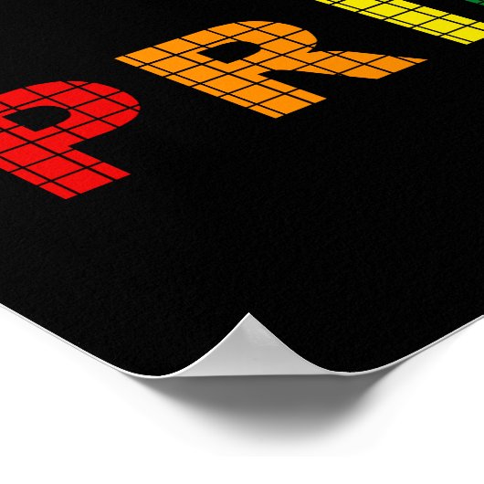 LGBT pride-tekstteken Poster (Hoek)