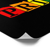 LGBT pride-tekstteken Poster (Hoek)