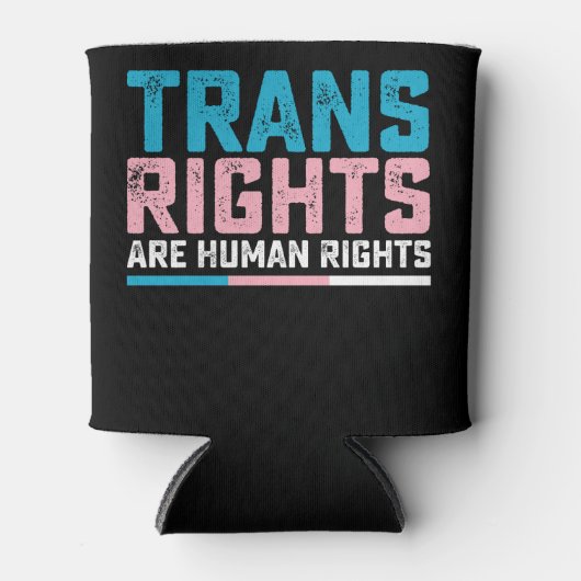 LGBT Pride Trans Rights zijn mensenrechten Blikjeskoeler (Voorkant)