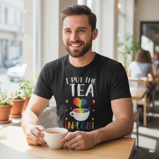 LGBT Pride Transgender Moderne Regenboog T-shirt