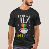 LGBT Pride Transgender Moderne Regenboog T-shirt (Voorkant)