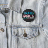 LGBT Pride Transrechten zijn Mensenrechten Ronde Button 5,7 Cm (In situ)
