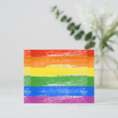 LGBT Pride Verf Briefkaart (Staand voorkant)