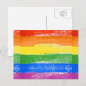 LGBT Pride Verf Briefkaart (Voorkant / Achterkant)