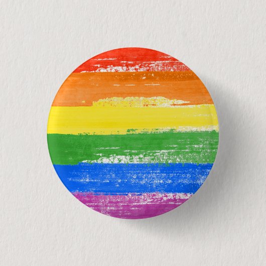 LGBT Pride Verf Ronde Button 3,2 Cm (Voorkant)