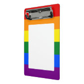 LGBT-pride vlag Mini Klembord (Angled2)