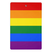 LGBT-pride vlag Mini Klembord (Achterkant)