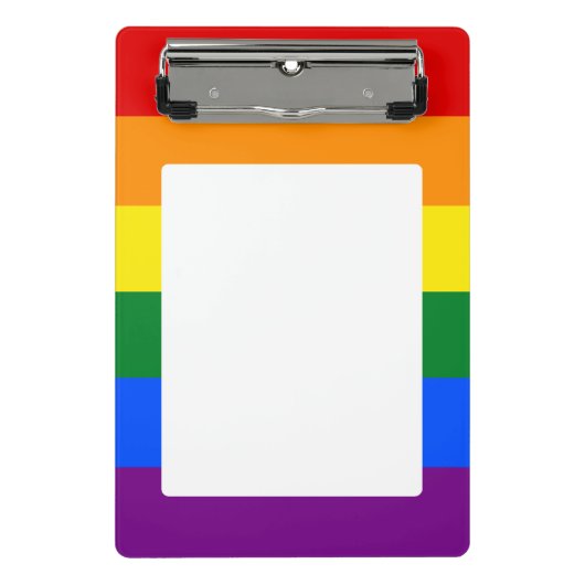 LGBT-pride vlag Mini Klembord (Voorkant)